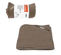 Milestone Camping Thermal Blanket Fleece 200GSM Stone 120x150cm