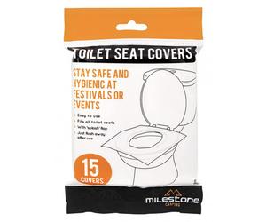 Milestone Camping Toilet Seat Covers, Size 15pk