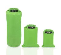 Milestone Camping Waterproof Dry Bags/Single Bag Or Set Of 3 / Roll Up Close/Easy To Spot Bright Green Or Orange Design/Great For Camping, Fishing, Skiing & Hiking Trips