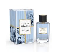 MILESTONE Forever Paradise Eau De Parfum 100ML | Unisex Fruity Floral & Woody Scent | Long-Lasting, Luxurious, and Refreshing Perfume for Men and Women | Perfect for Everyday Elegance