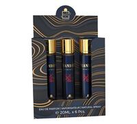 MILESTONE Grandeur Extra Man Eau De Parfum - 6x20ml | Premium Long-Lasting Perfume Set for Men | Woody, Amber & Spicy Scent | Travel-Friendly Fragrance Gift Collection for Confident Gentlemen