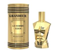 MILESTONE Grandeur Le Homme Eden Eau De Parfum - 100ML for Men | Luxurious Woody Aromatic Perfume | Long-Lasting, Masculine & Sophisticated Scent | Perfect for Office, Casual & Evening Wear