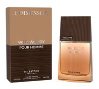 Milestone L’Immensité Wild Woody Pour Homme Eau de Parfum - 100ML | Long-Lasting Woody & Aromatic Scent for Men | Bold, Elegant & Masculine Fragrance - Luxury Gift for Him