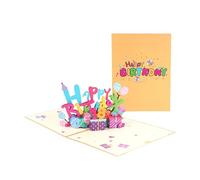 Milestone Magic Balloon Bliss Personalize 3D Pop Up Birthday Card
