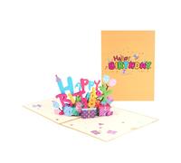 Milestone Magic Balloon Bliss Personalize Pop Up Birthday Card