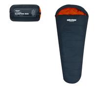Milestone Mummy Sleeping Bag Single 2 Seasons Charcoal