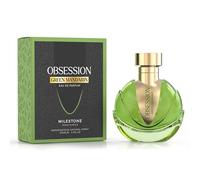 MILESTONE OBSESSION GREEN MANDARIN Eau De Parfum - 100ML for Women | Fresh Citrus & Floral Scent | Long-Lasting, Elegant, and Refreshing Fragrance | Perfect for Everyday Wear & Special Occasions