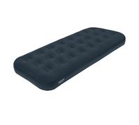 Milestone Camping Single Flocked Airbed - Navy Blue, Blue