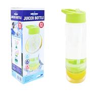 Milestone Sports 65790 Juice Twist Fruit Water Drinks Bottle, Lime Green, 500ml