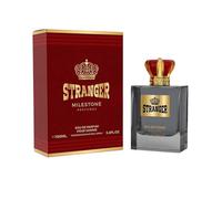 MILESTONE Stranger Eau De Parfum 100ML - Bold Woody Oriental Perfume for Men | Long-Lasting Fragrance with Mandarin Orange, Caramel & Vetiver | Sophisticated Scent for the Modern Gentleman