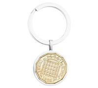 Milestone Year 70th Birthday Keyring, 1956 Brass threepence, Authentic Vintage Coin Gift, Timeless Keepsake for Men and Women Celebrating a Special Milestone