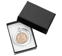 Milestone Year 90th Birthday Keyring, 1936 Farthing, Authentic Vintage Coin Gift, Meaningful Keepsake for Men and Women Celebrating Nine Decades