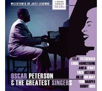 MILESTONES OF A JAZZ LEGEND - OSCAR PETERSON & THE GREATEST SINGERS 10 CD NEW
