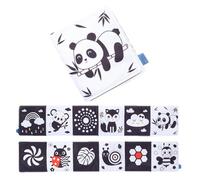milestoone Baby Cloth Book - High Contrast Plush Book, Baby Learning Cloth Book | Versatile Fabric Book for Toddlers and Infants, Cloth Book