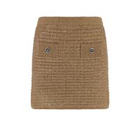 Miletto Knitted Mini Skirt - female - PINKO - Short Skirts - Beige - S - Skirts S