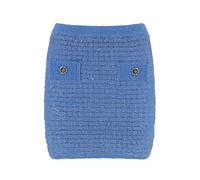 Miletto Knitted Mini Skirt - female - PINKO - Short Skirts - Blue - S - Skirts S