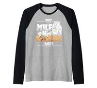 Milf Cookies Milk Homemade Baked Fresh Funny Adult Humor Raglan Baseball Tee