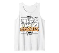 Milf Cookies Milk Homemade Baked Fresh Funny Adult Humor Tank Top