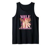Milf Man I Love Feet Funny Sexy Inappropriate Dirty Adult Tank Top