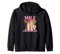 MILF Man I Love Feet Funny Sexy Inappropriate Dirty Adult Zip Hoodie
