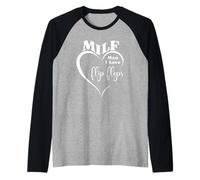 Milf Man I Love Flip Flops Funny Casual Summer Vacation STYL Raglan Baseball Tee