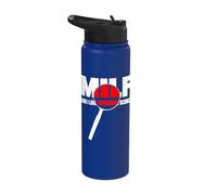 Milf Man I Love Forensic Science Crime Scene Investigator Stainless Steel Insulated Water Bottle
