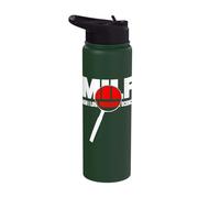 Milf Man I Love Forensic Science Crime Scene Investigator Stainless Steel Insulated Water Bottle