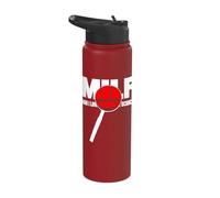 Milf Man I Love Forensic Science Crime Scene Investigator Stainless Steel Insulated Water Bottle