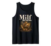 Milf Man I Love Foxes Funny Tank Top