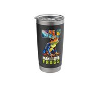 Milf Man I Love Frogs Colored Frog Stainless Steel Insulated Tumbler