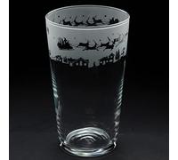 Milford Collection Animo Beer Glass - Santa