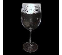 Milford Collection Animo Glass 35cl Wine Glass - Bee