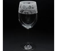Milford Collection Animo Glass 35cl Wine Glass - Ladybird