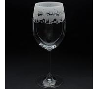 Milford Collection Animo Glass 35cl Wine Glass - Santa
