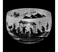 Milford Collection Animo Glass Nativity Small Crystal Bowl