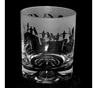 Milford Collection Animo Glass Penguin Whisky Tumbler