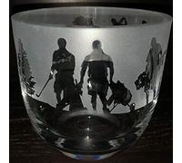 Milford Collection Animo Glass Pillar Candle Holder - Golf