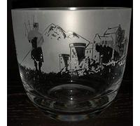 Milford Collection Animo Glass Pillar Candle Holder - Scottish