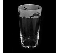 Milford Collection Animo Glass Pint Beer Glass - Hare