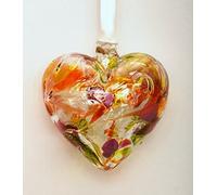 Milford Collection Glass Friendship Heart Small - Topaz