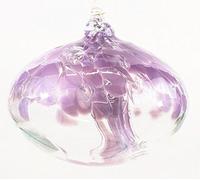 Milford Collection Orb Tree of Life Large Glass Globe - Amethyst