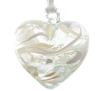 Milford Heart Ornament - April Birthstone - Diamond - Heart-Shaped Hanging Ornament