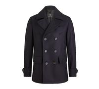 Milford Peacoat Wool Cashmere Blend - male - Belstaff - Double-Breasted Coats - Blue - XL - Coats XL