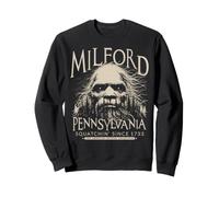 Milford Pennsylvania Bigfoot 1733 Sasquatch Ivory Art Sweatshirt