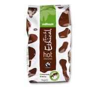 Milfresh Fairtrade Hot Chocolate Vending Powder, 10x1kg | Vending-Sized, Instant Hot Chocolate Powder for High Volume - Rich, Creamy, Ethically Sourced