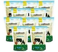 Milfresh Superior Granulated Skimmed Milk 500g - The Convenient Alternative to Fresh Milk (10 Bags x 500g, Gold)