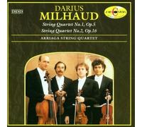 Milhaud: String Quartets 1 & 2 by Arriaga Quartet (1997-11-18)