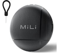 MiLi Bluetooth Tracker for Android | Luggage Tracker | Key Finder | Item Locator Compatible with Google Find My, Tracking Tag for Keys, Suitcase, Bag, Wallet, 1 Pack (Black 1Pack)
