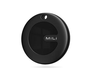 MiLi Bluetooth Tracker for Android | Luggage Tracker | Key Finder | Item Locator Compatible with Google Find Hub App, Tracking Tag for Keys, Suitcase, Bag, Wallet, Black-1Pack