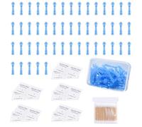 Milia removal needle,pimple needle, Disposable Acne Needles Kit - Sterile Stainless Steel Pimple Tools with 100 Swabs & 10 Alcohol Pads